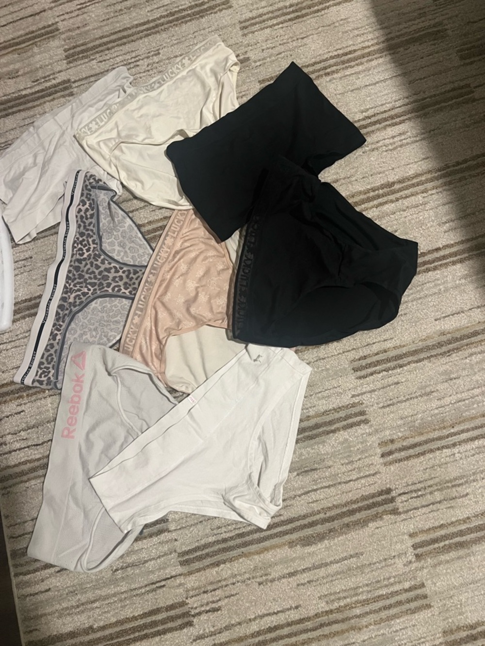Women's Undies Bundle- Black, White, Cream, Blush, Leopard